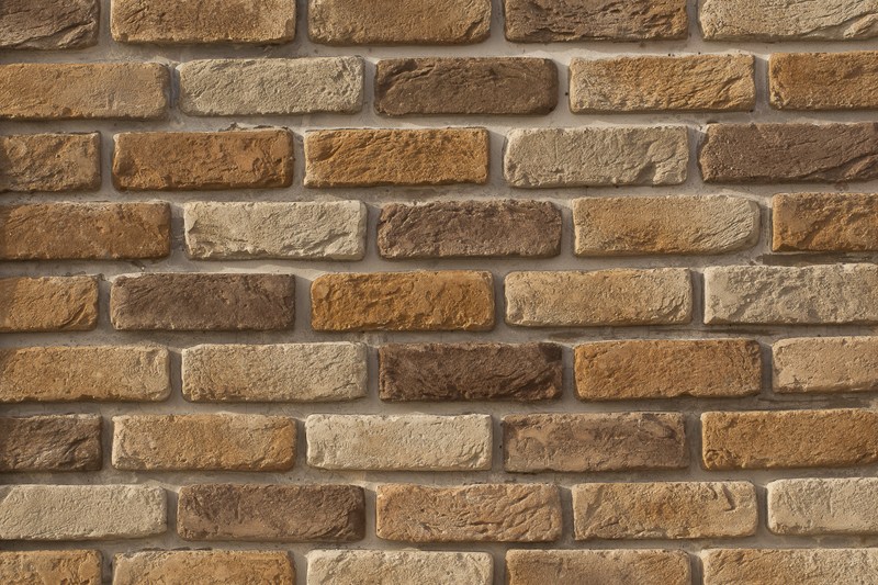 Декоративный облицовочный кирпич Песчаник «под кирпич», EcoStone