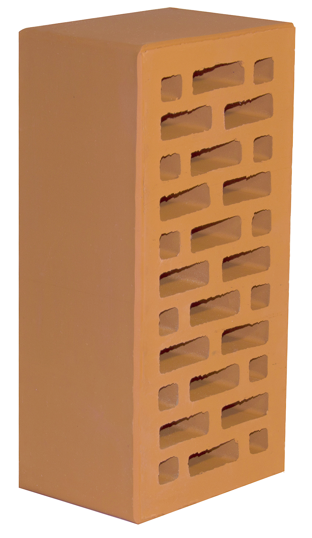 Облицовочный пустотелый, М-150,120x250x88, желтый, Новомосковский КЗ